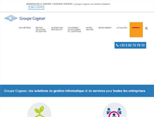 Tablet Screenshot of groupe-cogeser.fr